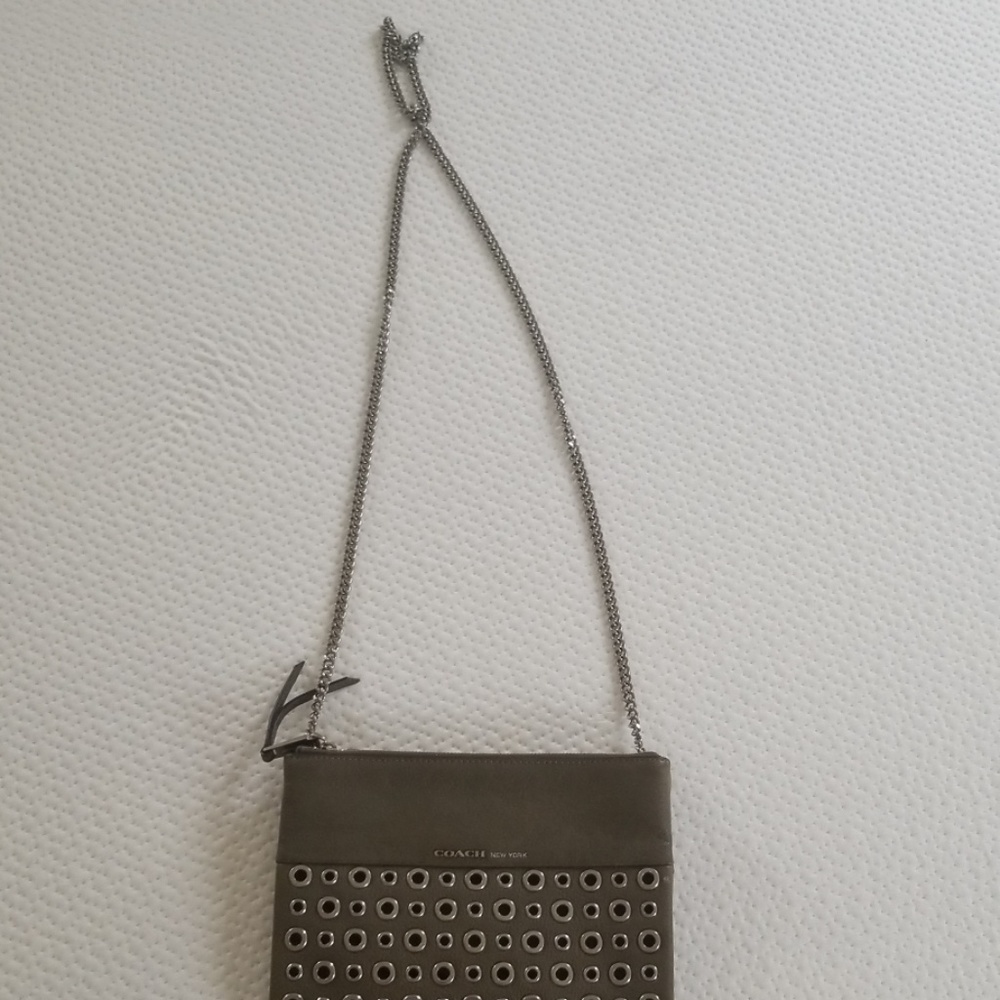 Coach clutch chain bag